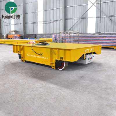 2 MT Low Bed Machinery Industry Mobile Cable On-rail Carts