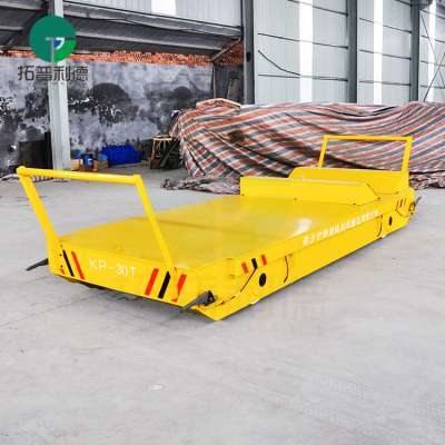 Motorless Hand Powered Rail Cart Flatbed Car With Traction Pin