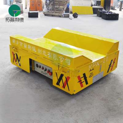 Coil plant bay to bay automated transfer car towed material handling trolley