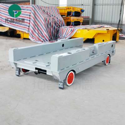 Large Load Manual Operated Flat Platform Coil Handling Rail Vehicle