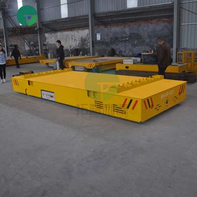 Factory Battery Operated Trackless Coil Handling Motorized Carriage