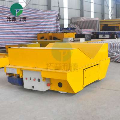 Aluminium factory coils transport electric self propelled vehicle on rail