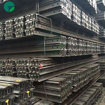 Q235B 50Mn train parts heavy track railroad steel rail