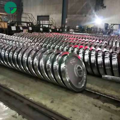 957mm dia cast steel single flange train wheels