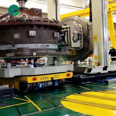 Custom Workshop Rail Powered Turning Transfer Vehicle Car Turntable In Rail Solution