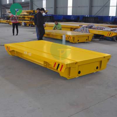 Heavy load industry coil transport platform on rail