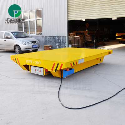 Heavy Load Electric Platform Handling Trolley For Warehouse