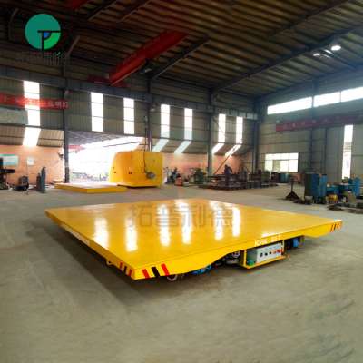 Cross Bay Heavy Duty Rail Transport Motorized Transfer Carts