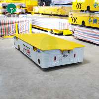 Industrial Motorized Steerable Trackless Battery Operated Material Transfer Trolley