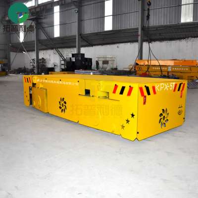 Heavy Material Equipment Mold Transport S Rails Transfer Cart With Remote Control